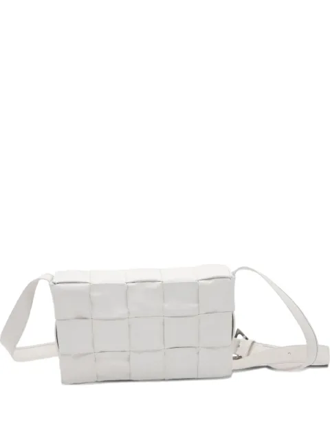 Bottega Veneta Pre-Owned Cassette shoulder bag White NAPPUGBBA103143W
