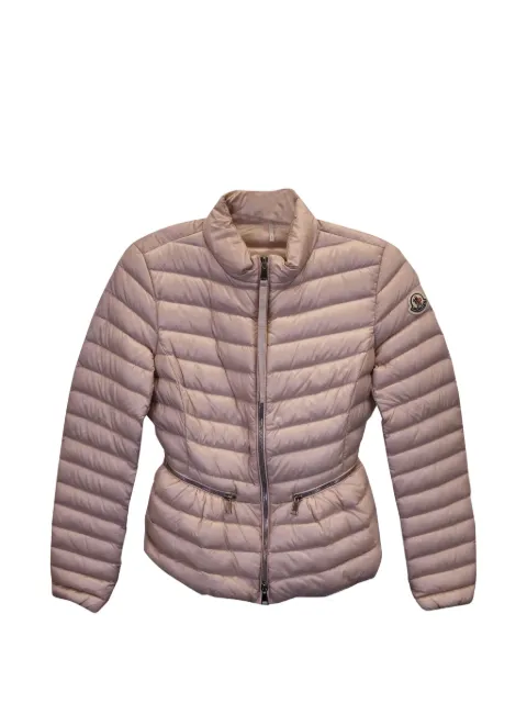 Moncler Vintage peplum puffer jacket Pink NAPPUGBCL347229W