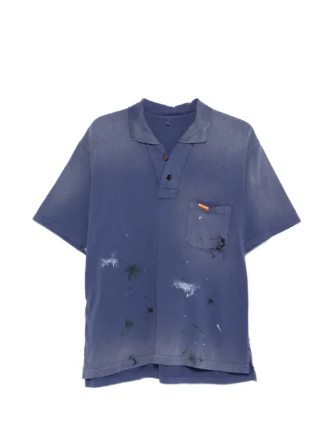 KHOKI buttoned pocket polo shirt Blue 26SST06