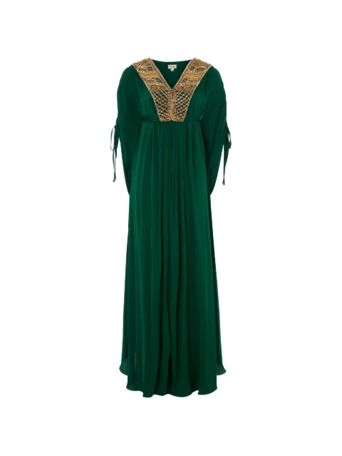 Temperley London embellished parisa gown Green 26XRAM50971