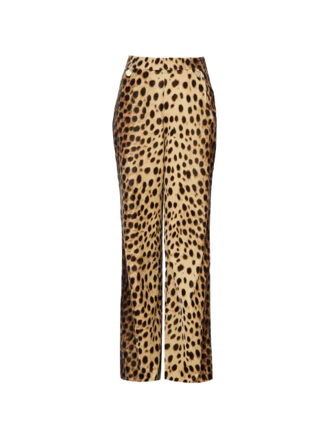 Temperley London Nemera animal-print trousers Neutrals 00CONEM55023A