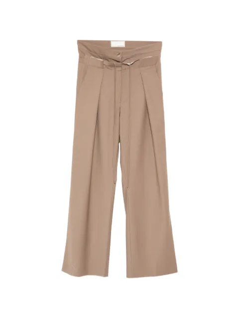 LITKOVSKA pleated trousers Brown P021SS26
