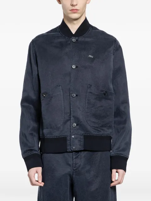 Massimo Osti Studio buttoned short jacket Blue 20MMOW030A110502G