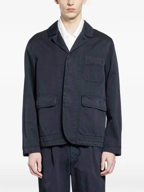 Massimo Osti Studio pocket gabardine blazer Black 20MMBZ100A110500G