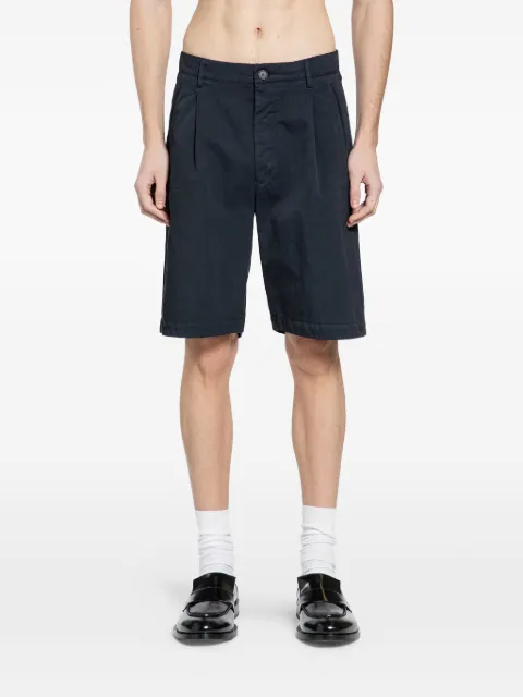 Massimo Osti Studio pleated bermuda shorts Black 20MMBE105A110500G