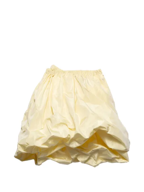 Prada gathered skirt Yellow P136ISOOO18LN