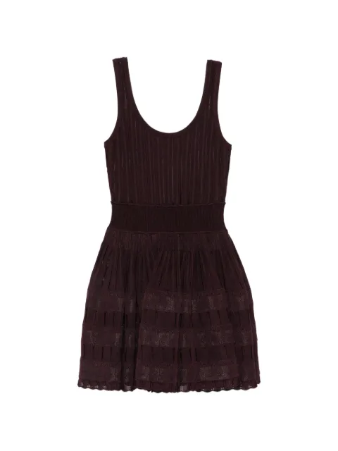 Alaïa crinoline knit dress Red AA9R2246K198C