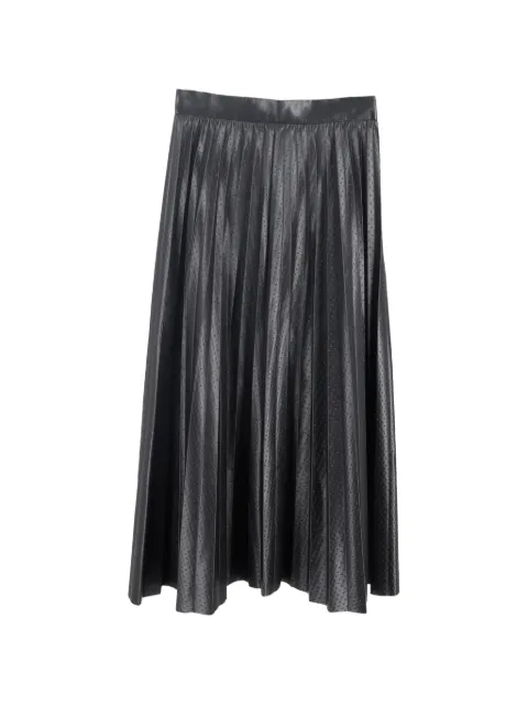 BOSS perforated pleated skirt Black NAPPUGBCL555009W