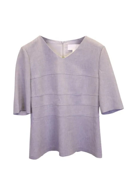 BOSS V-neck short-sleeves top Grey TONPUUSCL364970W