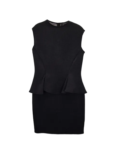 Lanvin Pre-Owned peplum waist dress Grey TONPUUSCL363954W