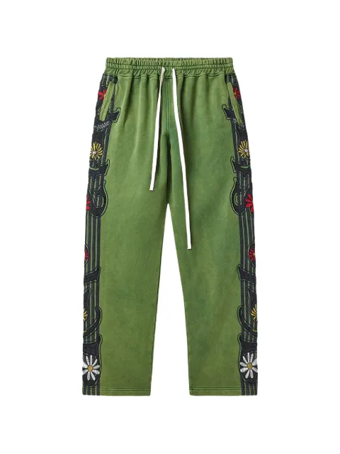 Vale garden floral track pants Green 3KHWN3OP