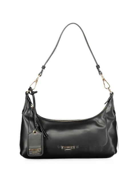 TWINSET logo-plaque shoulder bag Black 261TD8470
