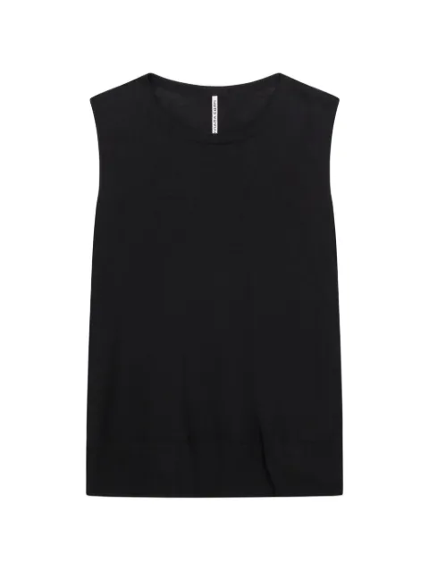 Liviana Conti Justine sleeveless top Black L6SD05