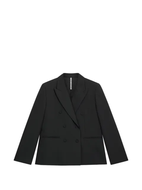 Liviana Conti double-breasted blazer Black F6SN71