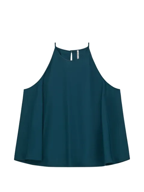 Liviana Conti Hope halterneck top Green L6SK02