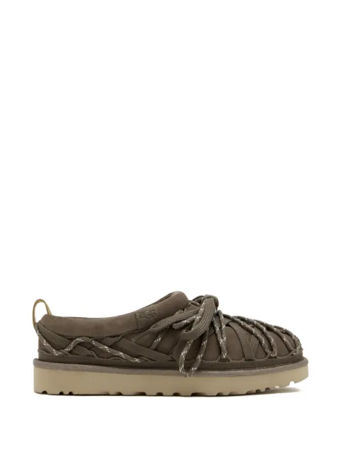 UGG woven lace-up sandals Green 1175190