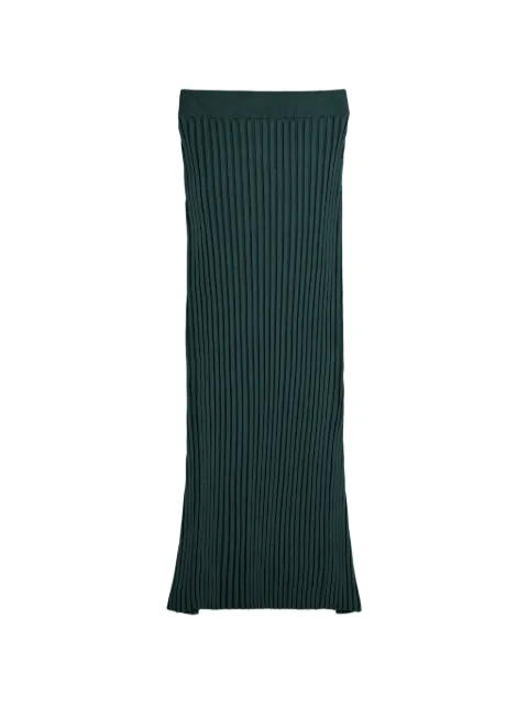 Tod's ribbed-knit midi skirt Green X4W92525000XGM
