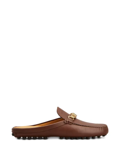 Tod's chain-embellishment mules Brown XXW22L0JW10N6M
