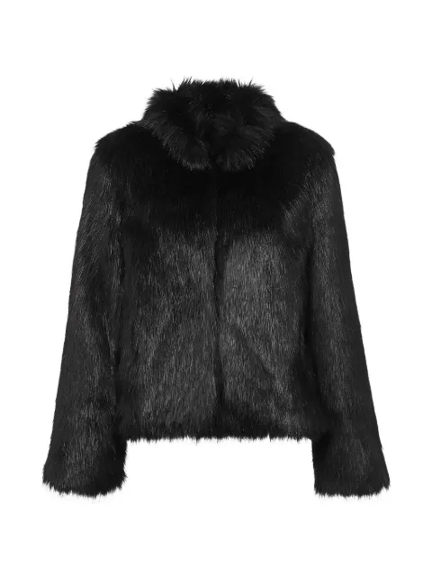 Unreal Fur high-neck jacket Black URF2400235BLK