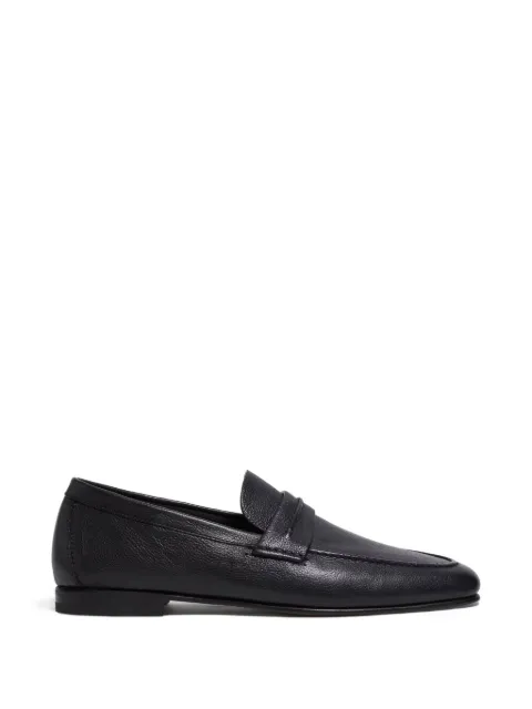 Zegna leather loafers Black LHBFSA8037Z