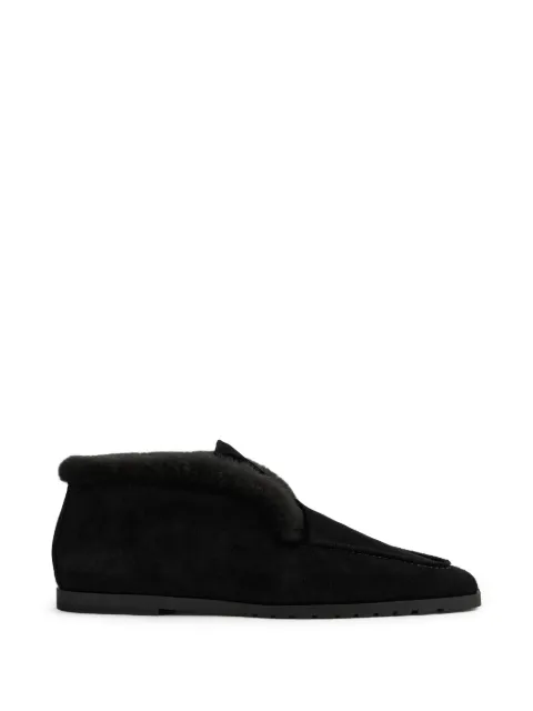 TOTEME slip-on black boots Black 261WAS0162LE0155268