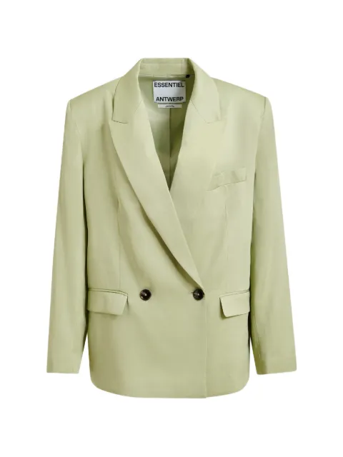 Essentiel Antwerp double-breasted blazer Green JASIONE