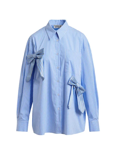 Essentiel Antwerp bow striped shirt Blue JIWI