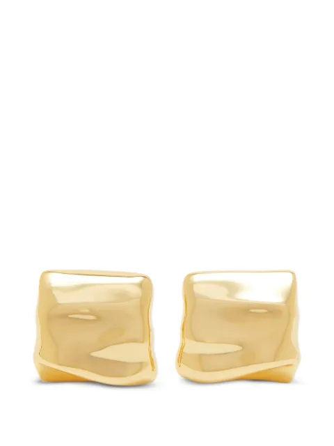Jenny Bird hammered stud earrings Gold JB3474HPG