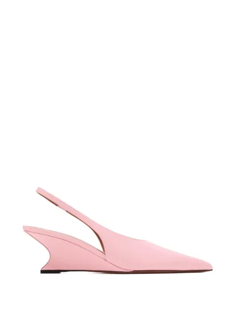Paris Texas Nina slingback wedge pumps Pink PX1704XSZT1