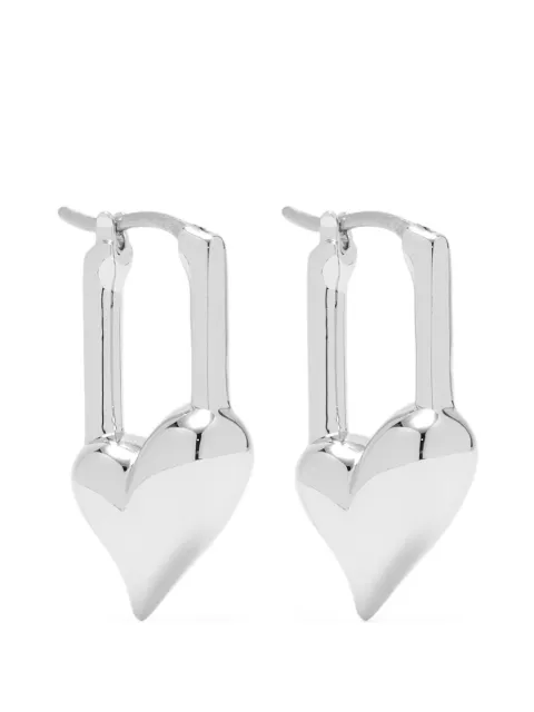 Jenny Bird heart earrings Silver JB3424HPS