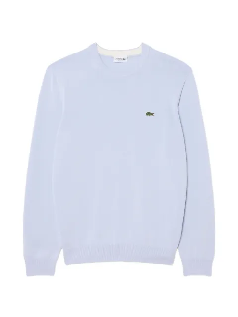 Lacoste logo slim-fit sweater Blue AH198500J2G
