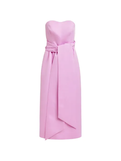 Essentiel Antwerp Juror sleeveless belted midi dress Pink JUROR