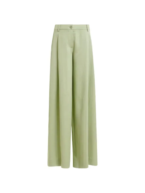 Essentiel Antwerp Justicia wide-leg trousers Green JUSTICIA