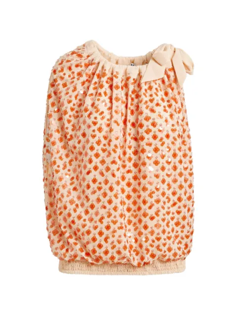 Essentiel Antwerp sequin-embellished blouse Neutrals JOCELYN