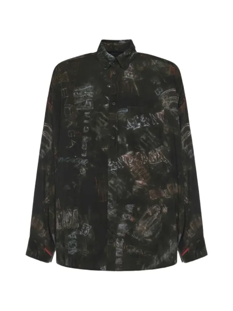 Balenciaga printed shirt Black 857811TTL78