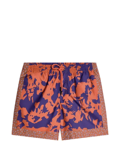 DRIES VAN NOTEN printed swim shorts Orange 2610225003167