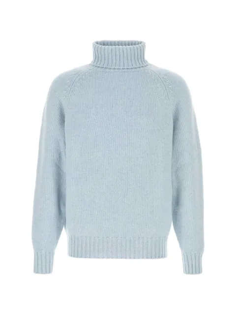 Umit Benan Milano roll-neck cashmere sweater Blue FW25M990015770615