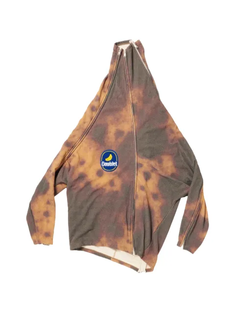Doublet Peelable Banana hoodie Brown 26SS28CS42
