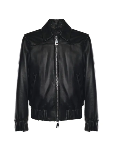 Giuliano Galiano zipped nappa jacket Black GOHARDNAPPANERO