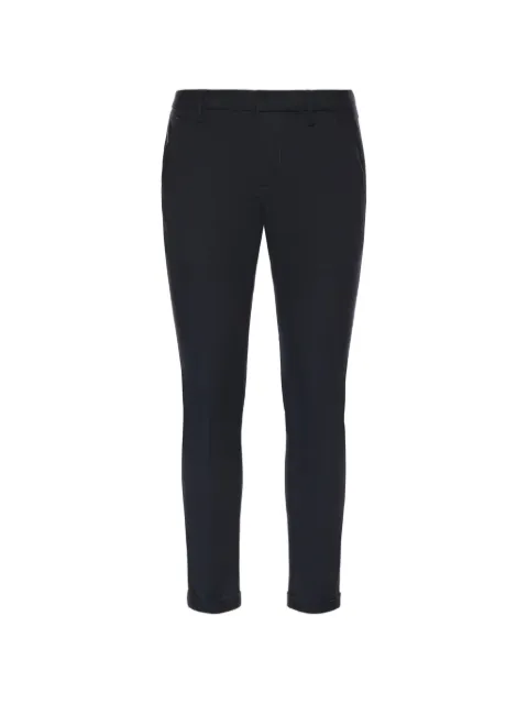 DONDUP turn-up hem trousers Blue UP235CS0189U2898