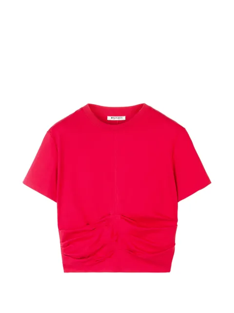 Ports 1961 ruched T-shirt Red PW126KKC53XCD035