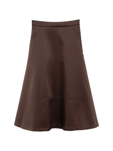 Róhe satin midi skirt Brown 41832095