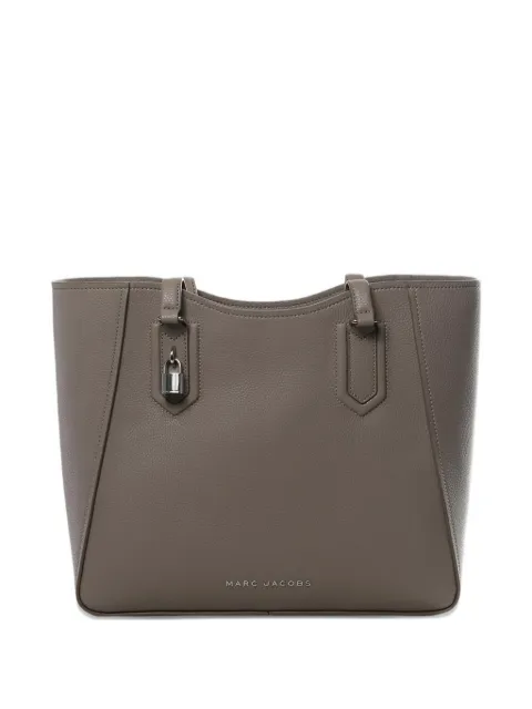 Marc Jacobs padlock-embellishment leather tote bag Grey 4S5HTT001H01074