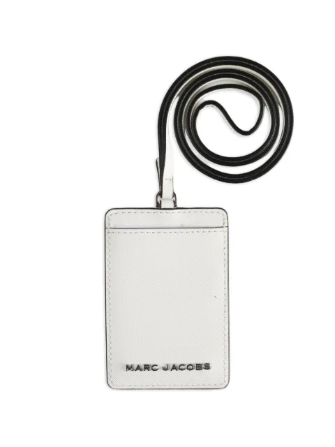Marc Jacobs logo-lettering cardholder White 4F5SMP057S02137