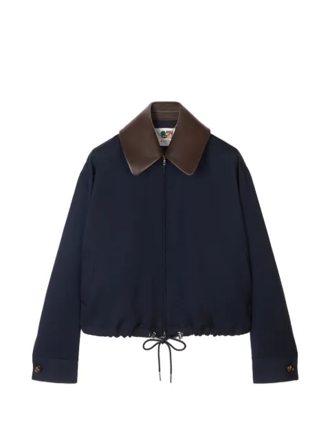 Ports 1961 contrasting-collar jacket Blue PW126JSB03QWW049
