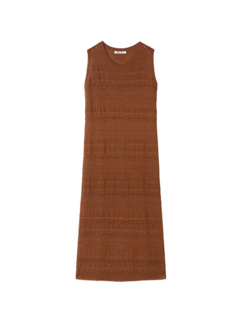Ports 1961 knitted midi dress Brown PW126KFD06JKW022
