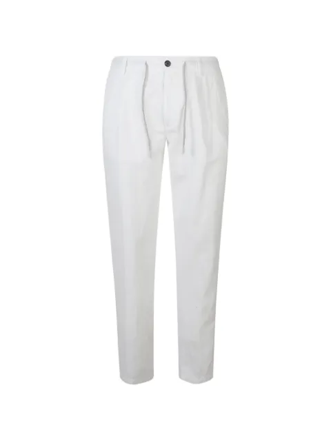 Eleventy drawstring trousers White M75PANG03TET0M016