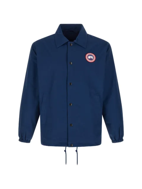 Canada Goose logo-patch jacket Blue 2669M9841