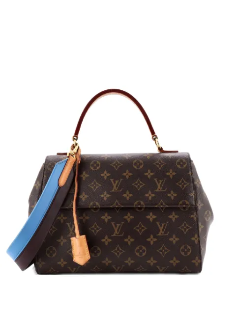 Louis Vuitton Pre-Owned Cluny Top Handle Bag Monogram Canvas MM shoulder bag Brown HINLYM2ZV0S1ZBR4