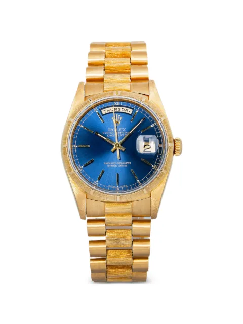 Rolex Day-Date 36mm watch Blue 18248